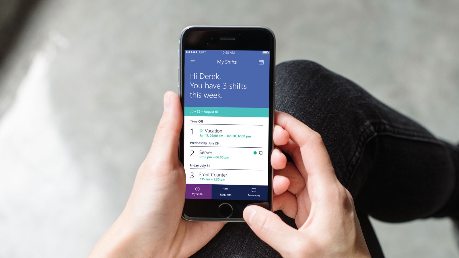 Microsoft StaffHub mobile application